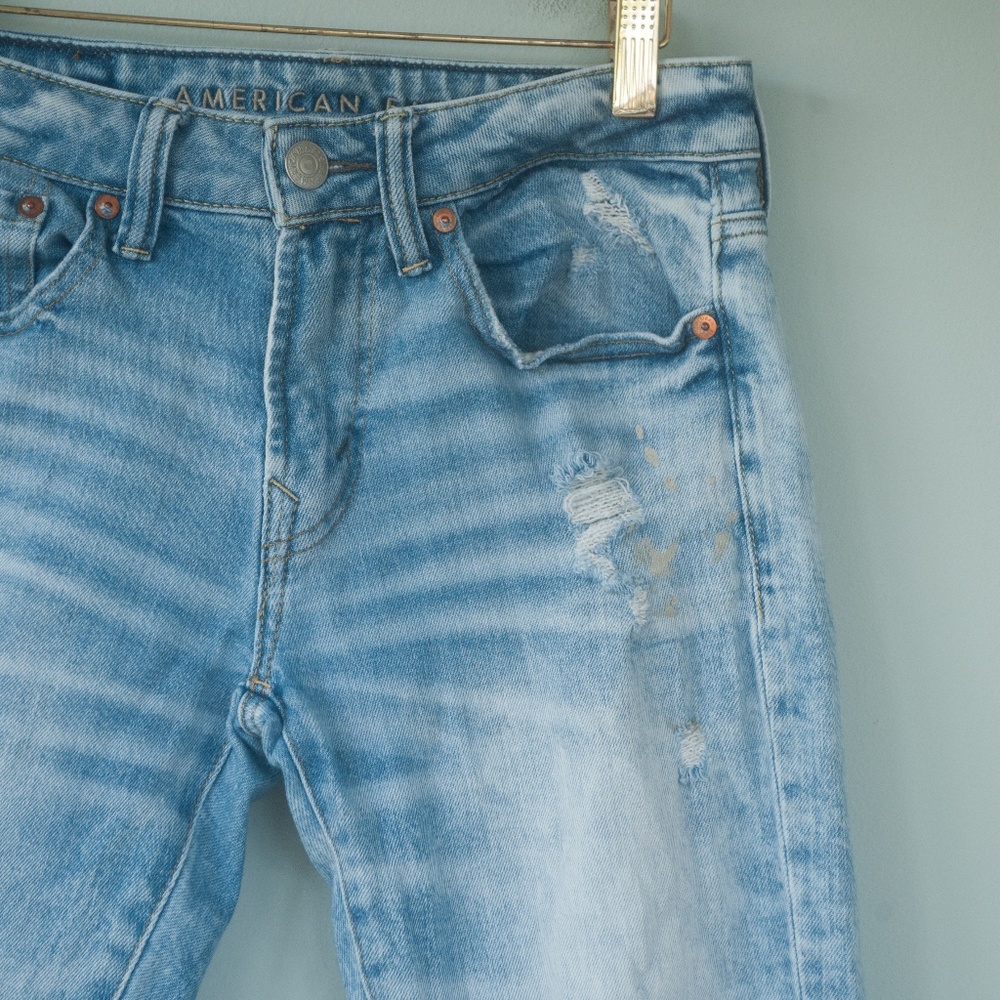 American Eagle Airflex+ Skinny Distressed Jeans - Picture 5 of 11